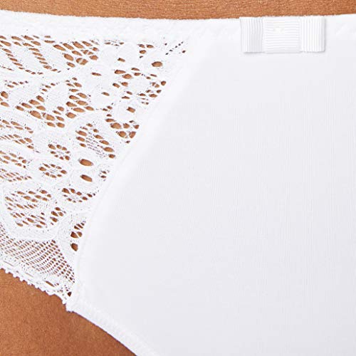 Dim Slip SUBLIM Dentelle Cierre, Blanco (Blanc 0hy), 48 para Mujer