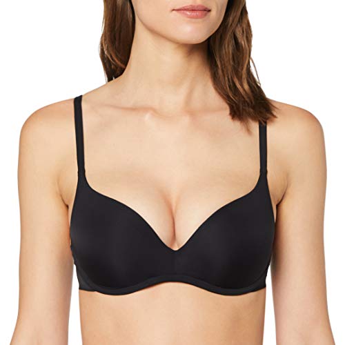 Dim Soutien-Gorge Sans Armatures Invisififree Sujetador sin Aros, Negro (Noir 0hz), 70C (Talla de fabricañote: 85C) para Mujer