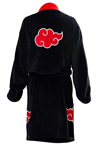 Disfraz De Anime para Hombre Albornoz Uchiha Itachi Kimono Ropa De Dormir Bata Informal De Pijama hasta La Rodilla, L