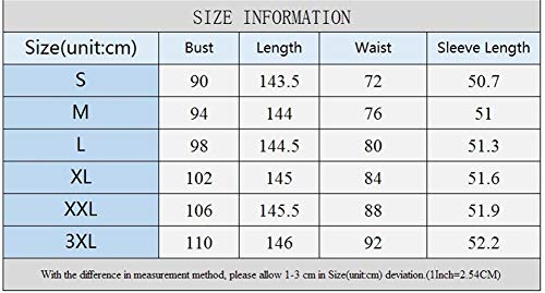 Disfraz Medieval para Mujer Vestido Retro Manga Larga Renacentista Cosplay Armada L