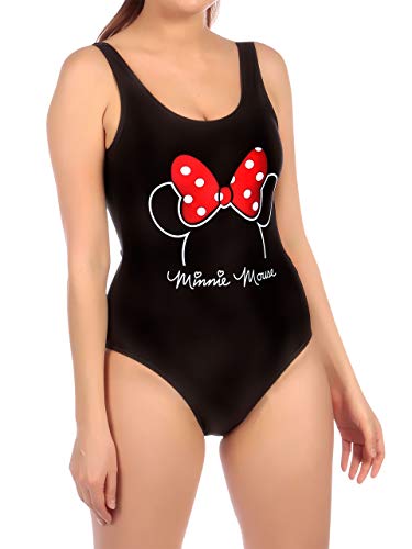 Disney Bañador para Mujer Minnie Mouse Negro X-Large