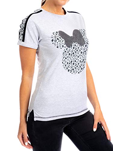 Disney Camiseta para Mujer Minnie Mouse Gris Large