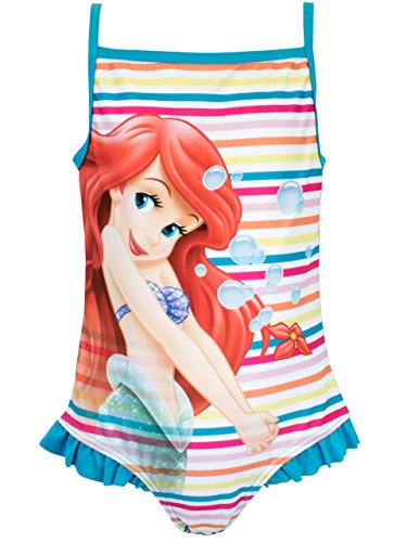 Disney La sirenita Bañador para niña Ariel Multicolor 3 - 4 Años