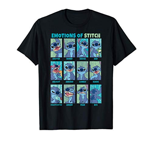 Disney Lilo & Stitch Emotions Of Stitch Box Up Camiseta