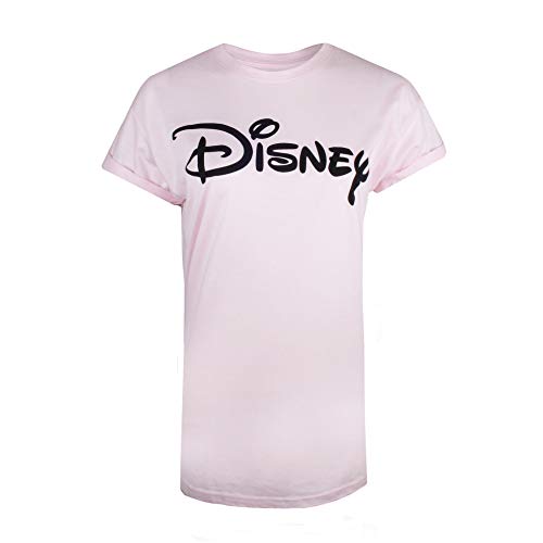 Disney Logo Camiseta, Rosa (Pale Pink Pnk), 38 (Talla del Fabricante: Small) para Mujer