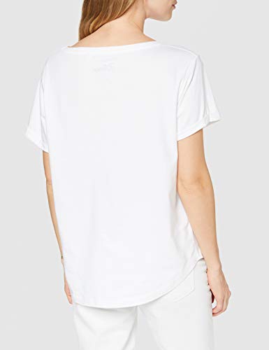 Disney Mickey and Minnie Love Never Goes out of Style Camiseta, Blanco (White Wht), 42 (Talla del Fabricante: Large) para Mujer