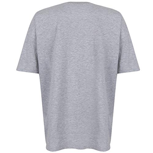 Disney Mickey & Minnie Camiseta, Grey Heather, Medium para Mujer