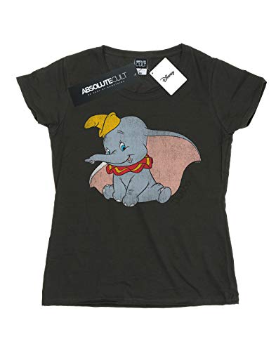 Disney mujer Classic Dumbo Camiseta Medium Grafito luz
