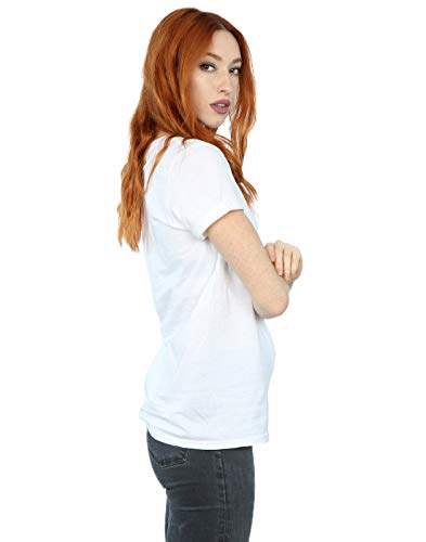 Disney mujer Minnie Mouse Face Camiseta Del Novio Fit XXX-Large Blanco