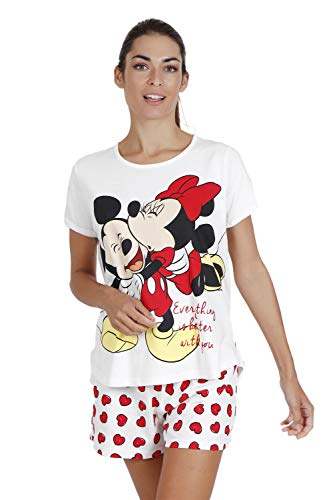 Disney Pijama Manga Corta Love Mouse para Mujer