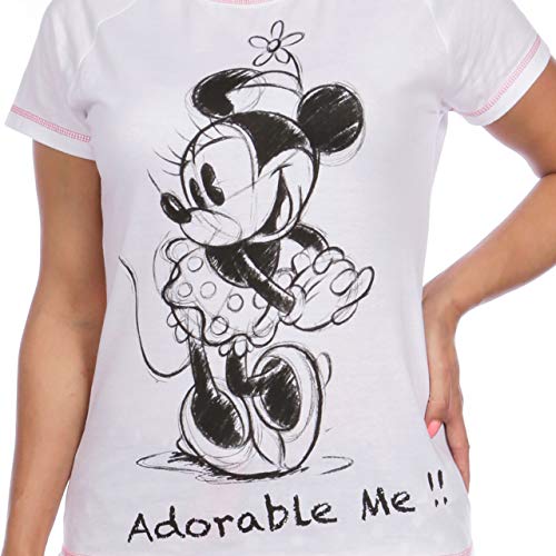 Disney Pijama para mujer de Minnie Mouse Extra Grande Multicolor