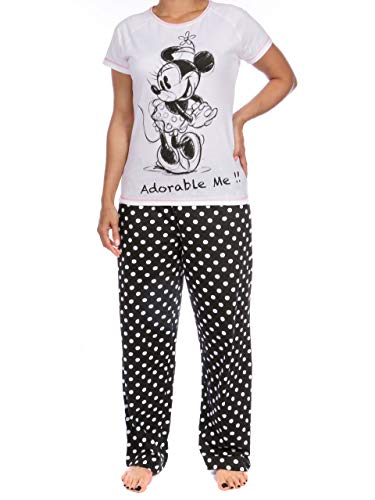 Disney Pijama para mujer de Minnie Mouse Extra Grande Multicolor