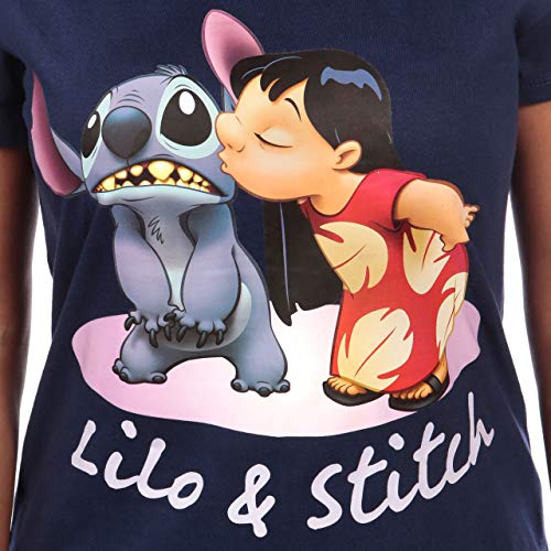 Disney Pijama para Mujer Lilo & Stitch Morado Size X-Large