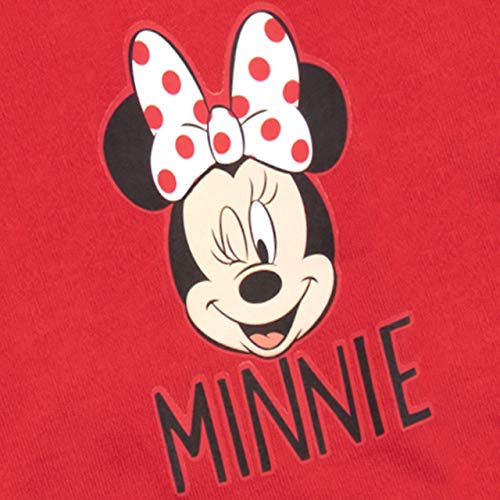 Disney Pijamas de Manga Corta para niñas Minnie Mouse Rojo 3-4 Años