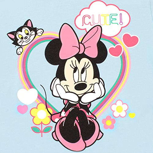 Disney Pijamas para niñas Minnie Mouse Ajuste Ceñido Multicolor 6-7 Años