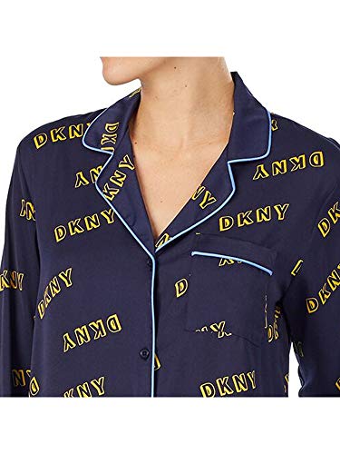 DKNY Conjunto de pijama con logo I Am Navy