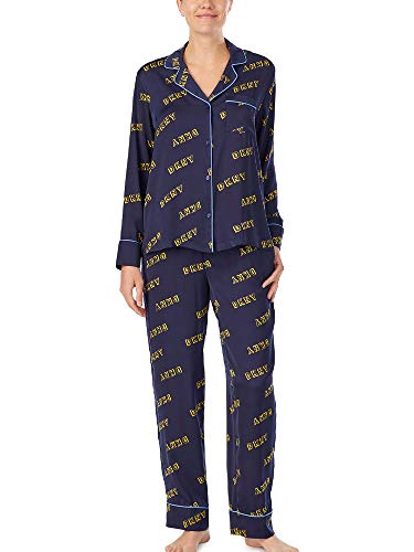 DKNY Conjunto de pijama con logo I Am Navy