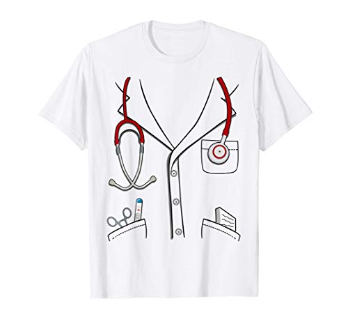 Doctor Traje Disfraz De Halloween Niños Doctor Camiseta