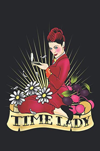 Doctor Who Rockabilly Missy Time Lady Baker: Daily planner notebook, A5 size (6 x 9 inches), 120 lined pages