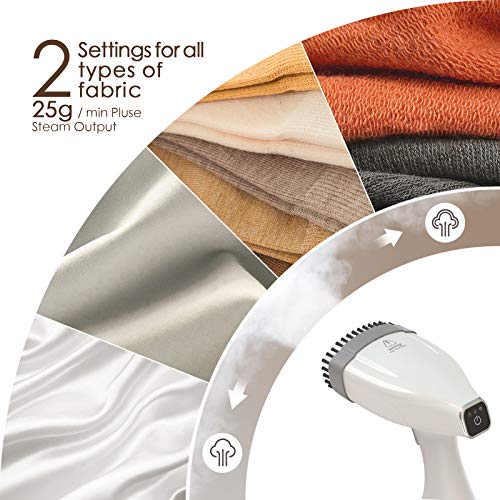 dodocool Plancha Vertical Vapor 2000W,Depósito de 350ML,Pantalla LCD,Plancha Vertical,Plancha de Ropa Vertical&Horizontal,Calienta en 20 Segundos,Plancha de Viaje Portátil,Plancha portátil 2 en 1