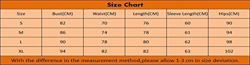 Dooxi Mujer Elegante Manga Larga Pantalones Siameses Clubwear Fiesta Bodycon Monos Azul Eléctrico L