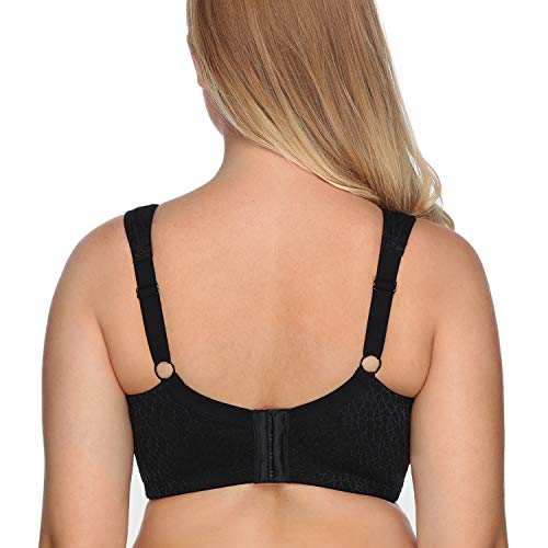 DotVol Mujer Sujetador Reductor Cobertura Completa Minimizador Cómodo Encaje Wirefree Non Acolchado Plus Talla Bra