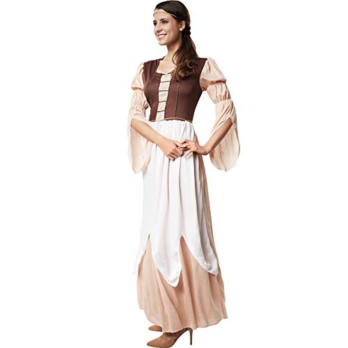 dressforfun 900549 - Disfraz de Mujer Hija del Molinero, Traje Medieval en Colores cálidos (S | No. 302523)