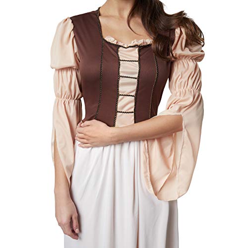 dressforfun 900549 - Disfraz de Mujer Hija del Molinero, Traje Medieval en Colores cálidos (S | No. 302523)