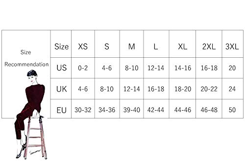 DRESSTELLS Mujer Vestido Corto Mujer Retro Años 50 Vintage Vestido de Cóctel Pink XS