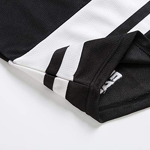 EALER H400 Series - Jersey de práctica de hockey sobre hielo en blanco para hombres y niños, para adultos y jóvenes - negro - Medium