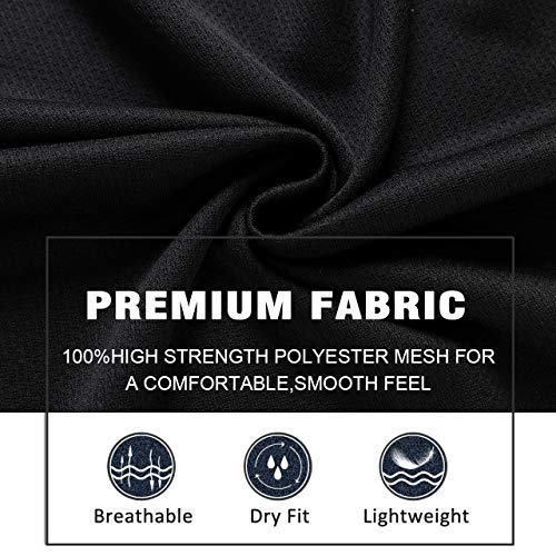 EALER H400 Series - Jersey de práctica de hockey sobre hielo en blanco para hombres y niños, para adultos y jóvenes - negro - Medium