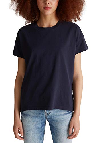 edc by Esprit 020CC1K302 Camiseta, 400/azul Marino, XS para Mujer