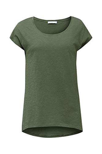 edc by Esprit 030cc1k335 Camiseta, 345 / Kaki Claro, XS para Mujer