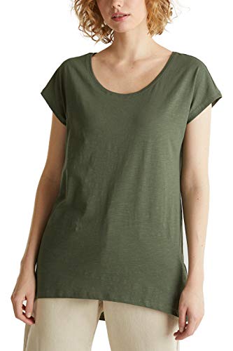 edc by Esprit 030cc1k335 Camiseta, 345 / Kaki Claro, XS para Mujer