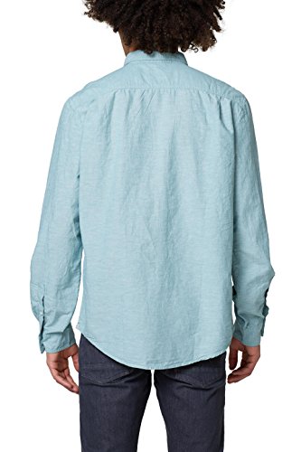 edc by Esprit 048cc2f001 Camisa, Verde (Dusty Green 335), Large para Hombre