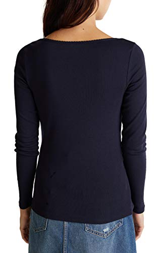 edc by Esprit 090CC1K332 Camiseta, 400/azul Marino, XS para Mujer