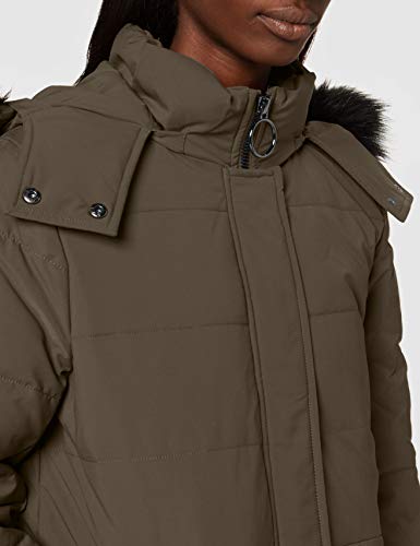 edc by Esprit 099CC1G029 Chaqueta, Verde (Dark Khaki 355), S para Mujer