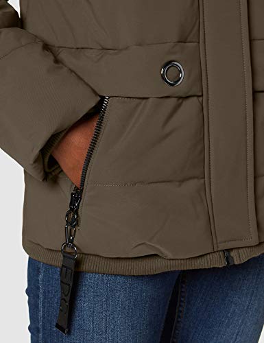 edc by Esprit 099CC1G029 Chaqueta, Verde (Dark Khaki 355), S para Mujer