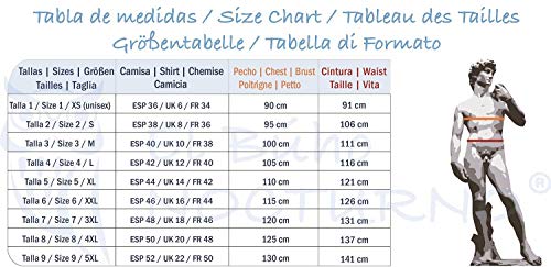 El Búho Nocturno - Pijama Hombre Largo Solapa Popelín Fil À Celeste Talla 4 (L) Fil-à-Fil 60% algodón 40% poliéster