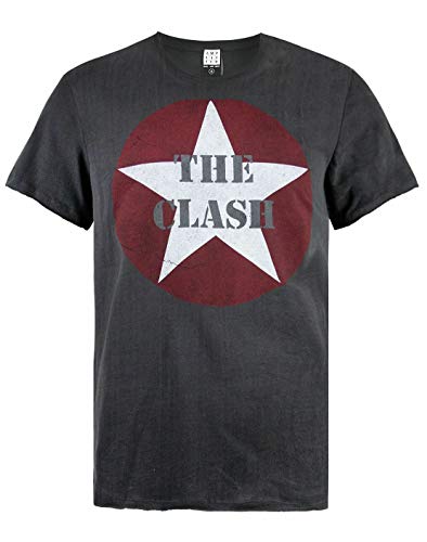 El Choque amplificada Logotipo de la Estrella de carbón Hombre de la Camiseta