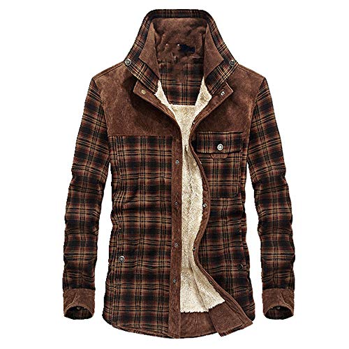 El otoño y el invierno de los hombres de la chaqueta casual camisa más terciopelo chaqueta de negocios casual de gran tamaño de la