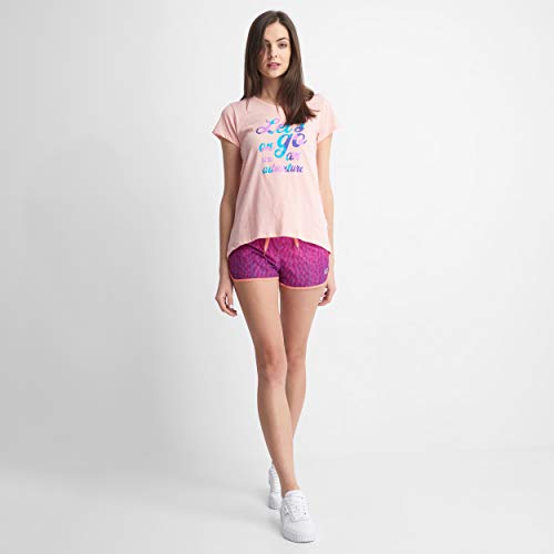 ELBRUS EMAS WO'S Camiseta, Mujer, Rosa Claro, Medium