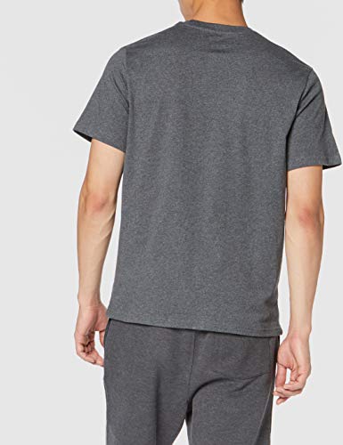 Element Basic Pocket Label-Camiseta de Manga Corta para Hombre, Gris (Charcoal Heathe), XL