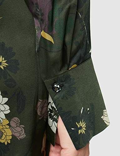 Elena Mirò 31i95177t03519 Camisa, Verde (Kaki 02), 42 (Talla del Fabricante: 37) para Mujer