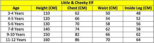 Elf Pijamas Pijama de Navidad Familia Juego el Sistema papá mamá Fresca de pequeños Duendes Hombres Mujeres Niño Niña de Navidad Traje Ropa de Dormir (3-4 años, Elfo descarado)