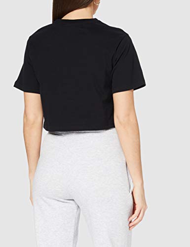 Ellesse Fireball Cropped T-Shirt Camiseta, Mujer, Black, XS