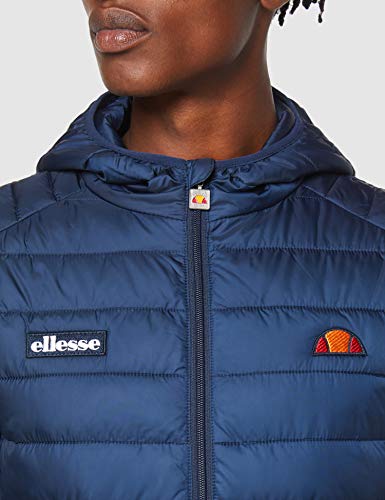 Ellesse Lombardy Abrigo, Hombre, Azul (Dress Blue), L