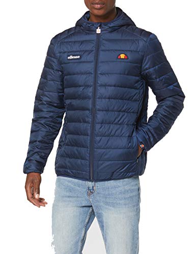 Ellesse Lombardy Abrigo, Hombre, Azul (Dress Blue), L