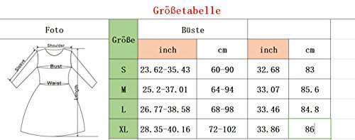 EMMA - Vestido - Sin tirantes - para mujer, Ejercito Verde, X-Large