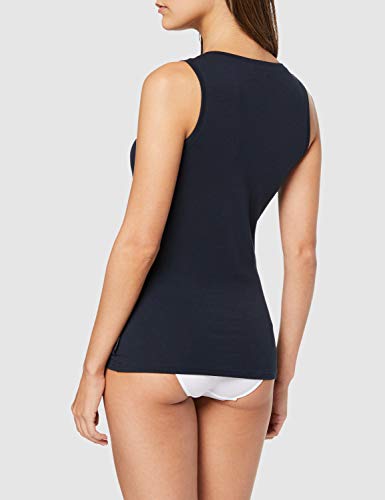Emporio Armani 163319CC317 Camiseta de Pijama, Azul (Marine 00135), XS para Mujer
